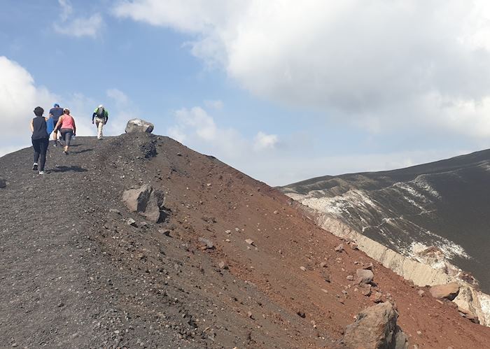 Sandboarding in Nicaragua cerro negro