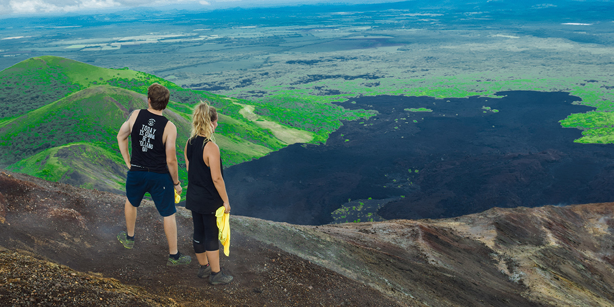 Sandboarding in Nicaragua
