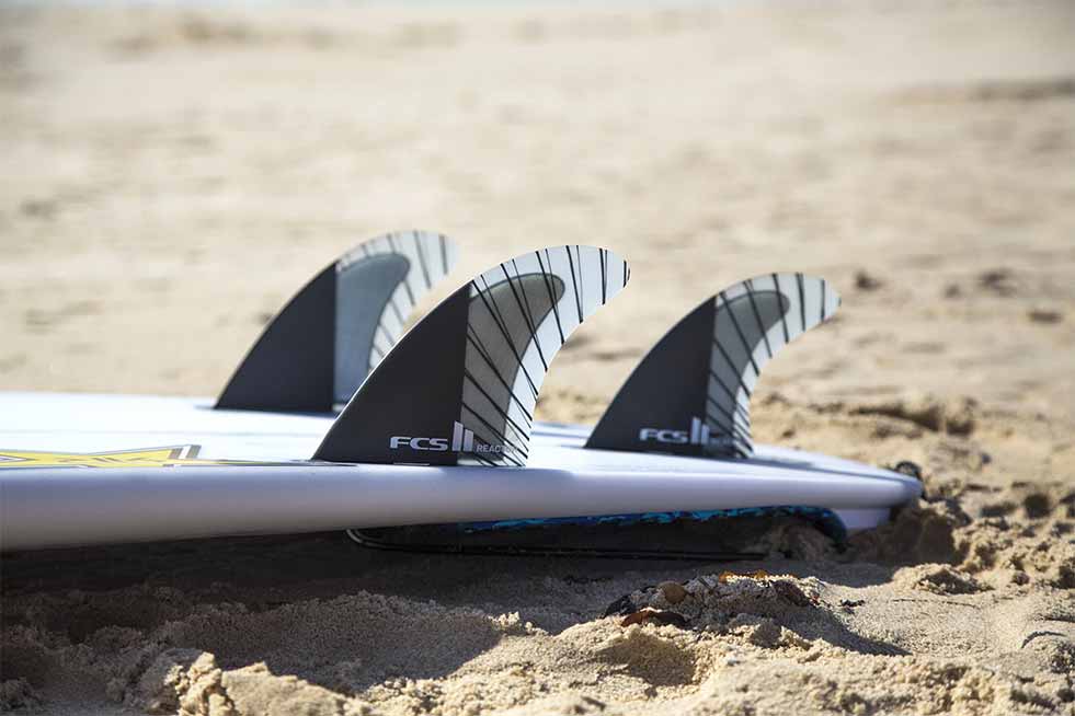 Fins in surfing 