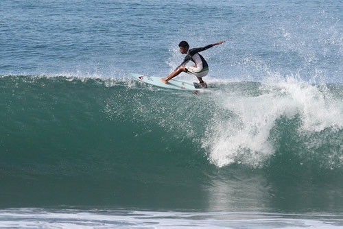 El flotador en el surf