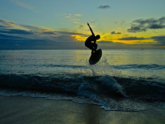 Skimboarding